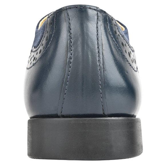 Amy R. Blue  Leather/Suede Oxford Style Kids Dress Shoes - Picture 6 of 7